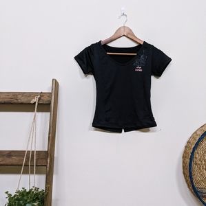 Gym / yoga / exercise outfit set black XS